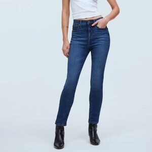 MADEWELL-26 Tall Stovepipe Jeans in Pendleton Wash
